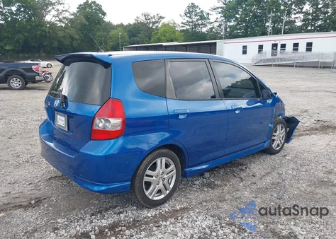 2008 Honda Fit Sport from USA, damaged, VIN JHMGD38618S057352